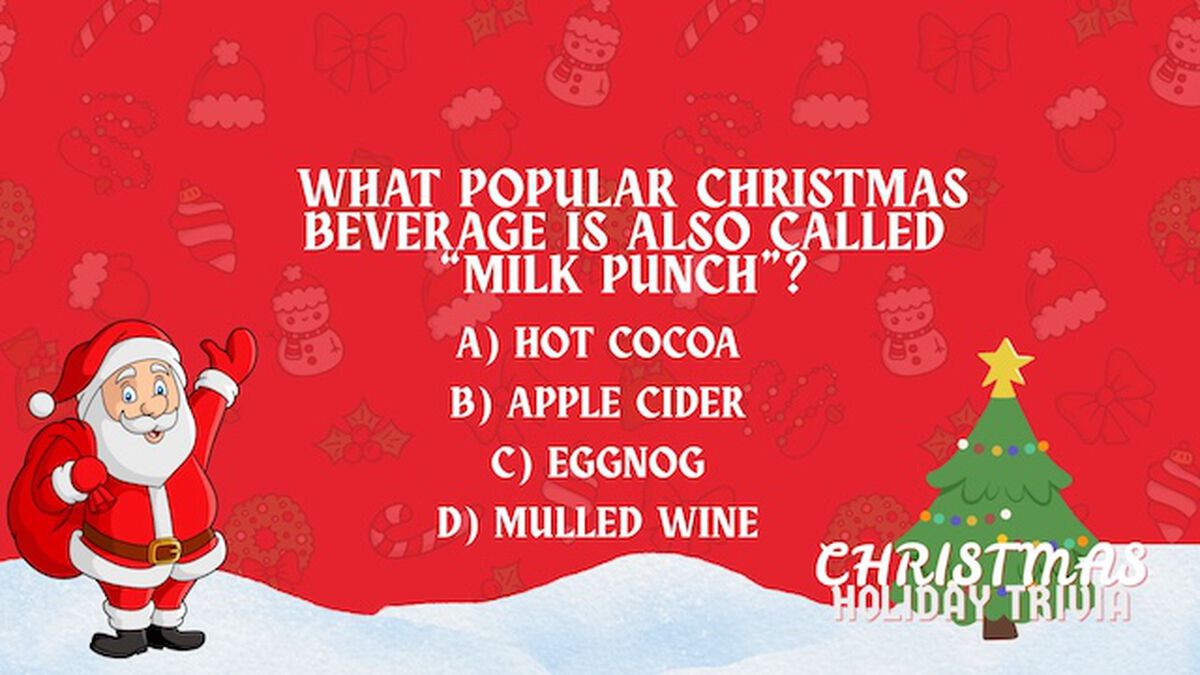 Christmas Holiday Trivia - Fun Facts Edition image number null